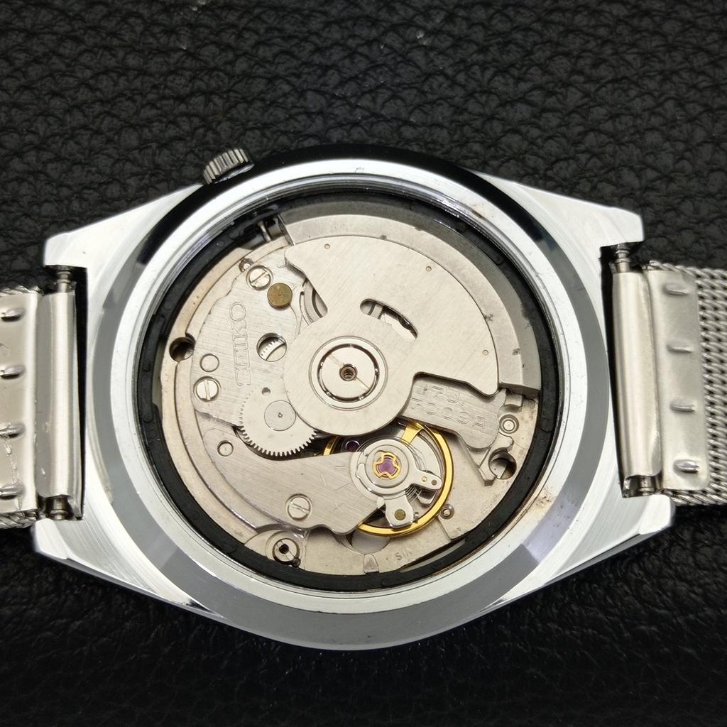 REFURBISHED VINTAGE SEIKO EXPO 70 AUTOMATIC JAPAN MENS BLUE DIAL WATCH A433571-2 R117-a433571