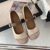Fashion Spring/Autumn Fashion Buckle Single Women's Solid Color Model Square Toe Beautiful Casual and Comfortable Loafers Zapatos Mujer