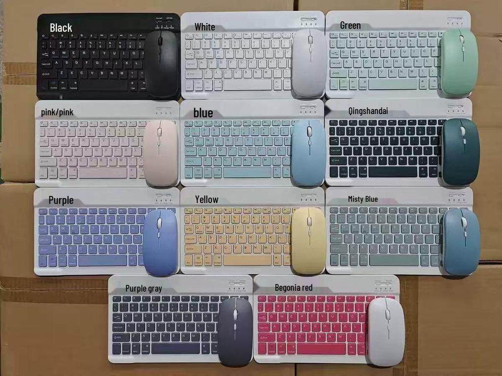 Universal Bluetooth Keyboard and Mouse Set for Tablets: Compatible with Huawei, Apple, Xiaomi, Lenovo, Samsung