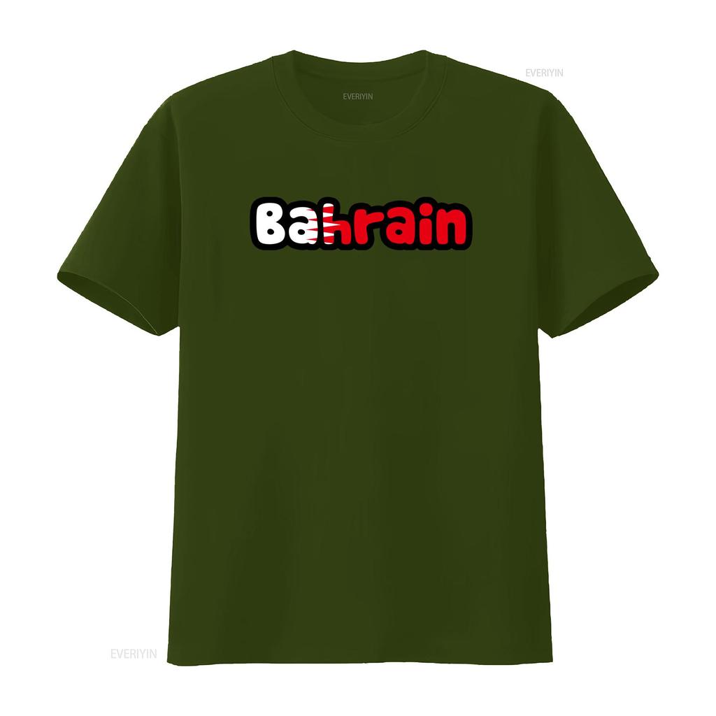 Bahrein Vlag Volwassenen Mannen T-shirt Stijlvol Patriottisch Ontwerp vintage Gewassen mode homme Ademend Zacht designer kleding