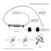 High-Quality Brake Fluid Bleeder Hose with One-Way Non-Return Check Valve Durable Auto Car Vehicle Motorcycle Brake Clutch Kit