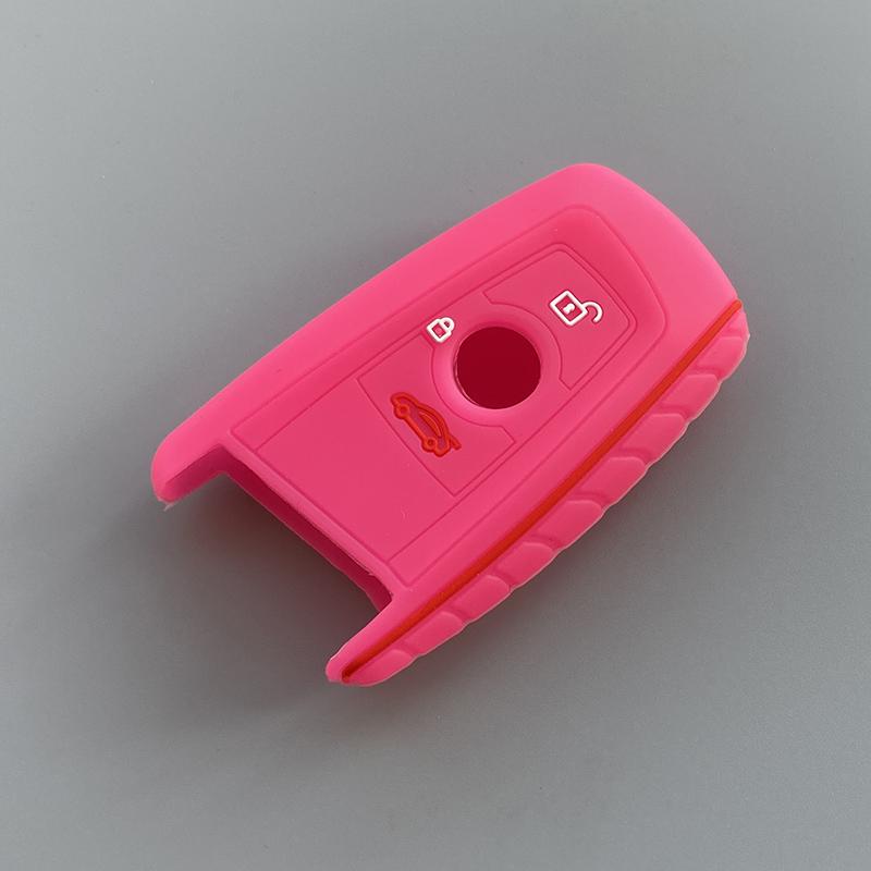 Silicone Key Case Cover Holder Keychain for F10 F20 F30 F80 X3 F25 F26 X4 M Key Case for Bmw Serie 1 5 3 F20 Accessories Car Fob