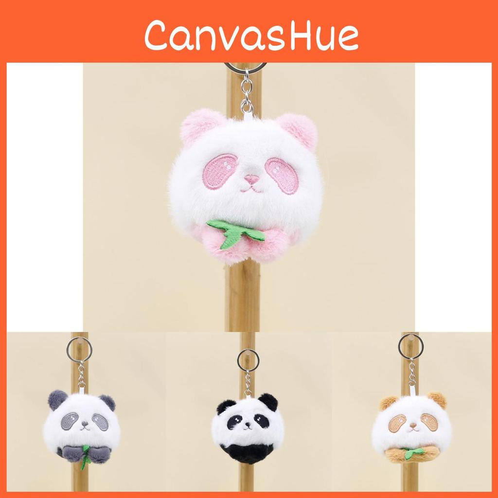 Cute Stuffed Panda Key Clip Super Soft Plush Mini Panda Bag Decoration