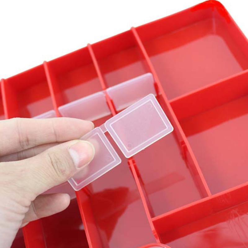 Secure Double Layer Fishing Tackle Box with High Capacity for Bait Storage