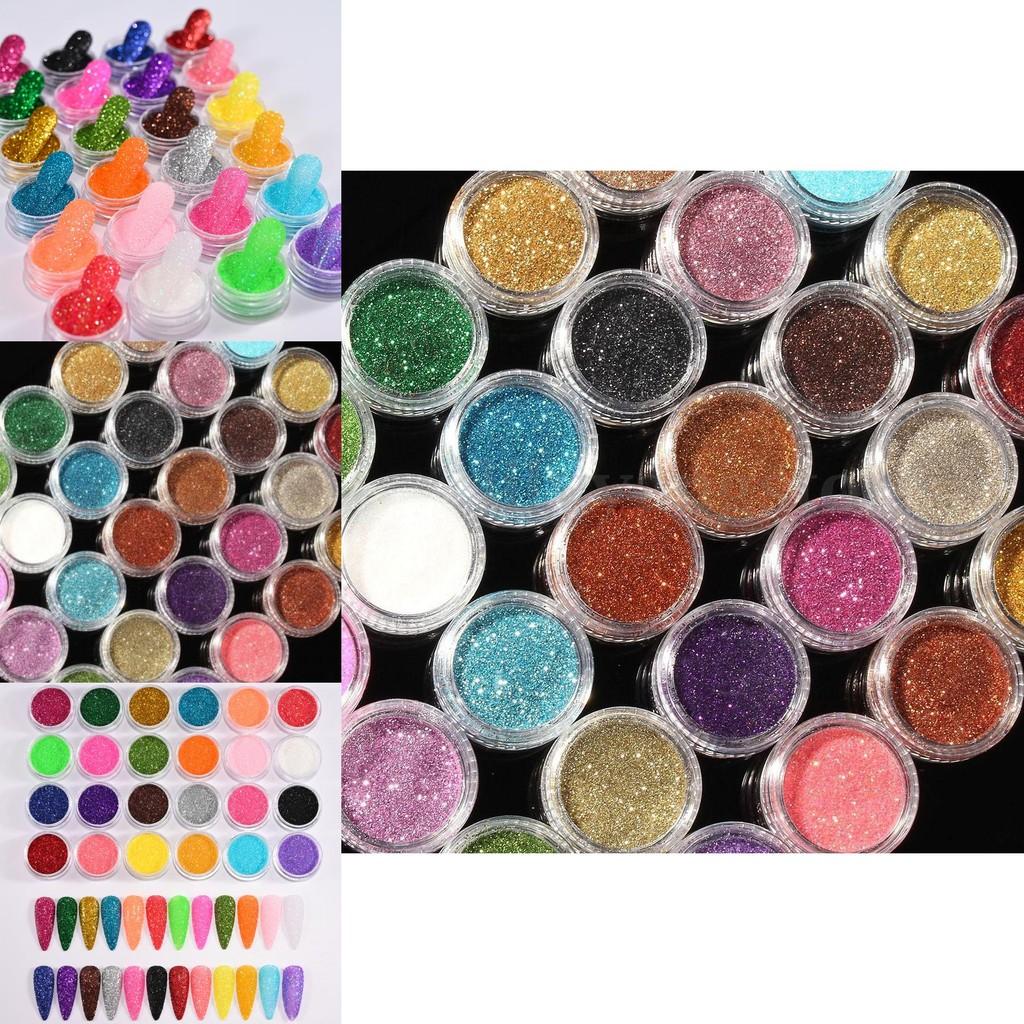 30-color Sparkling Nail Art Party Temporary Shiny Makeup Set