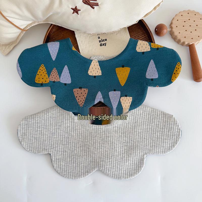 Storyme Double-Sided Korean Baby Drool Bib With Side Label, Suitable for 0-2 Years