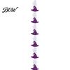 Halloween Theme Decor Party Felt Hanging Garland, Creepy Pumpkin Ghost Skull Witch Hat Garland Streamer, Horror Banner Backdrop for Trick