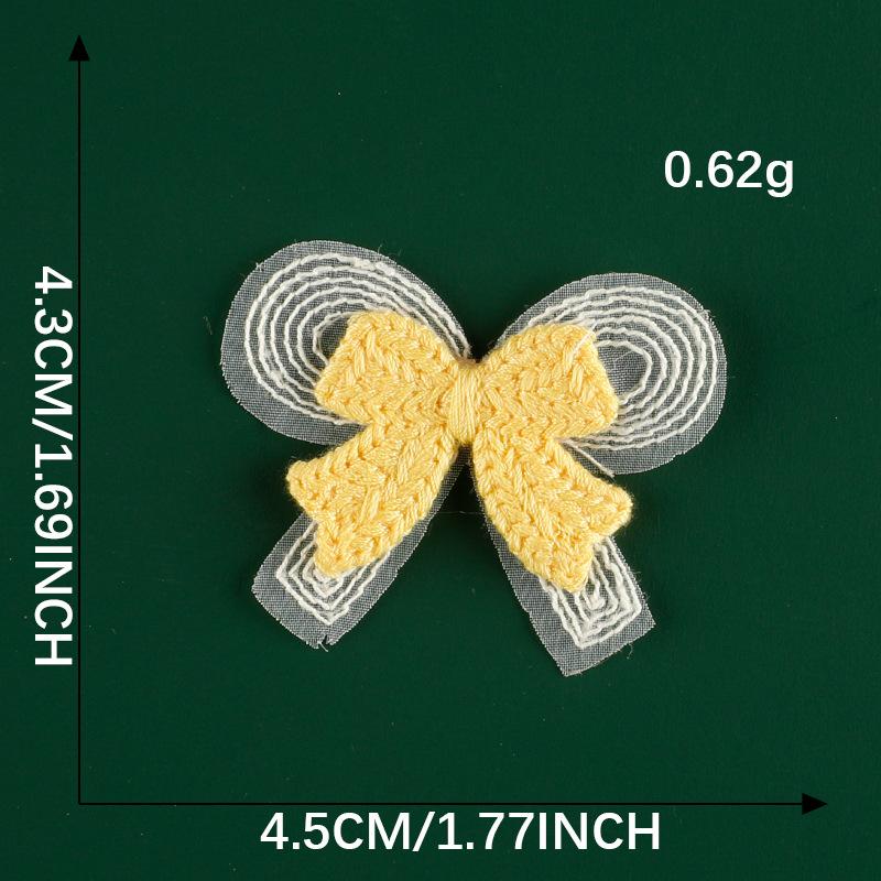 Original Embroidery Label Hair Accessories Accessories Cherry Lace Embroidery Sticker Diy Patch Clothing Accessories Cloth Label Cloth Sticker