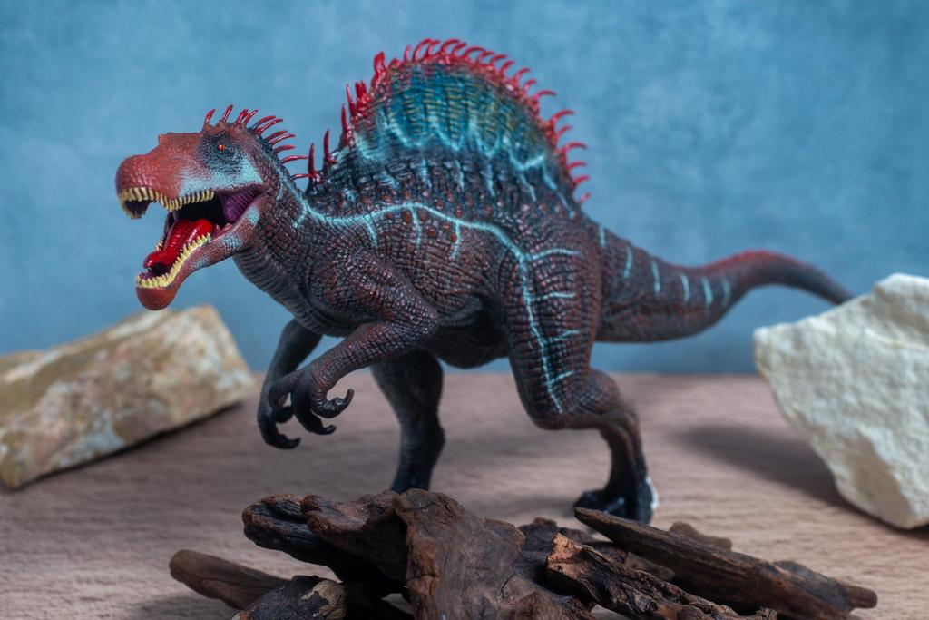 SanDoll Dinosaur Figure Realistic Model Jurassic Period 30cm Class Reptile Impressive Carnivorous Toy Present Display Children's (Spinosaurus "Type