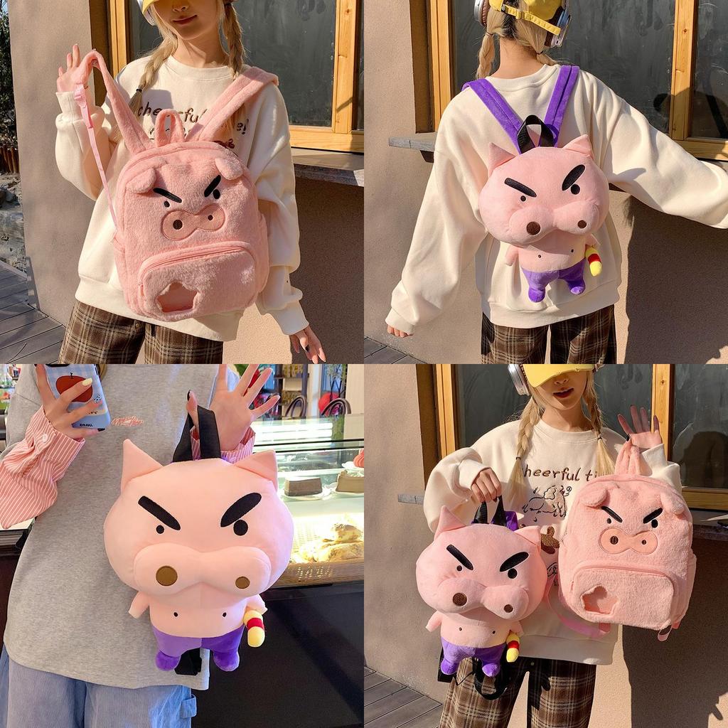 Shin Chan Crayon Buriburizaemon Modeling Plush Backpack Suitable For Daily Use