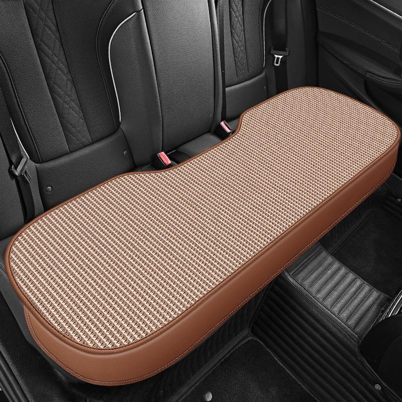 Ledově hedvábný chladivý letní potah na polštář sedadla do auta Tkaný prodyšný Univerzální na přední a zadní sedadla Chladivá podložka Auto interiérové doplňky