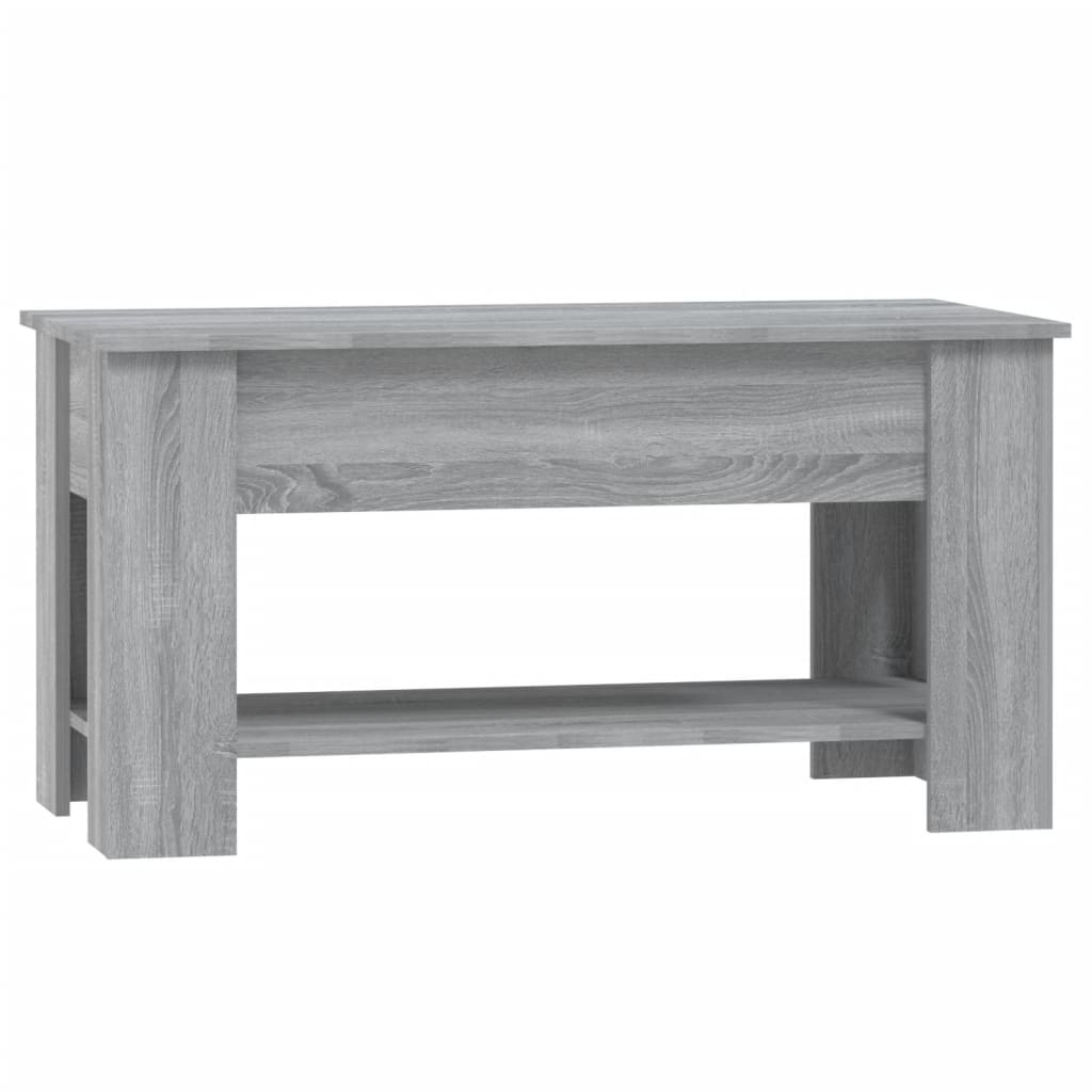Coffee Table, Grey Sonoma Oak, 101x49x52 Cm