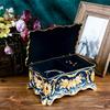 Feyarl Jewelry Box, Jewelry Storage Box, Jewelry Case, Watch Box, Blue, Rectangular, Large