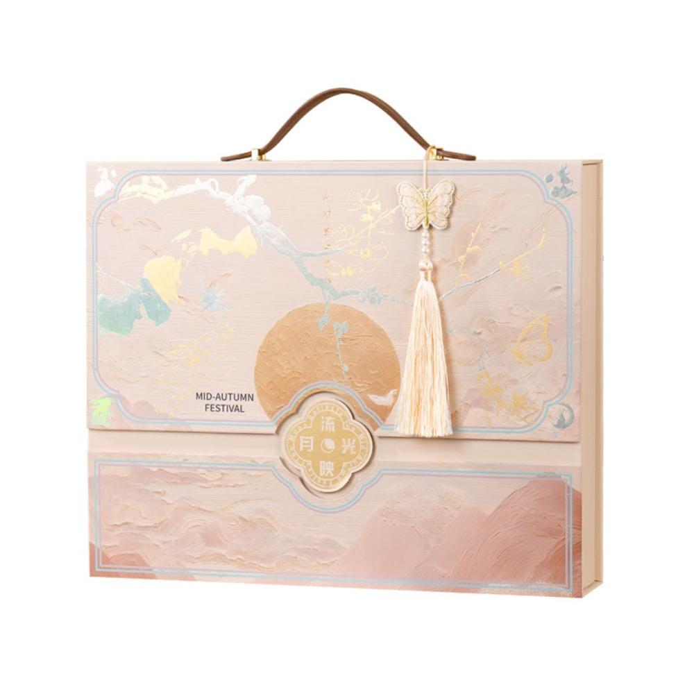 

Высококачественная подарочная коробка к середине осени 6/8 ячеек Коробка для упаковки хрустящего печенья с яичным желтком Коробка для лунных пряников Кондитерская 6 Grids