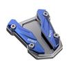 Cocoriko Motorcycle Side Stand Plate Aluminum Alloy for Yamaha YZF-R3 MT-03 YZF-R25 MT-25 (Blue)