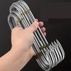 20pcs Heavy Duty S Shaped Butcher Hooks Sharp Tip Metal Hangers for Meat Sausages Hanging Home Grilling 