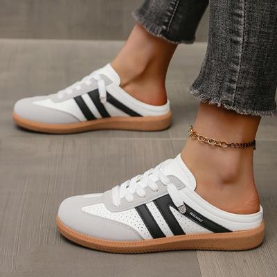Women's Casual Slip-On Open-Toe Half Slippers