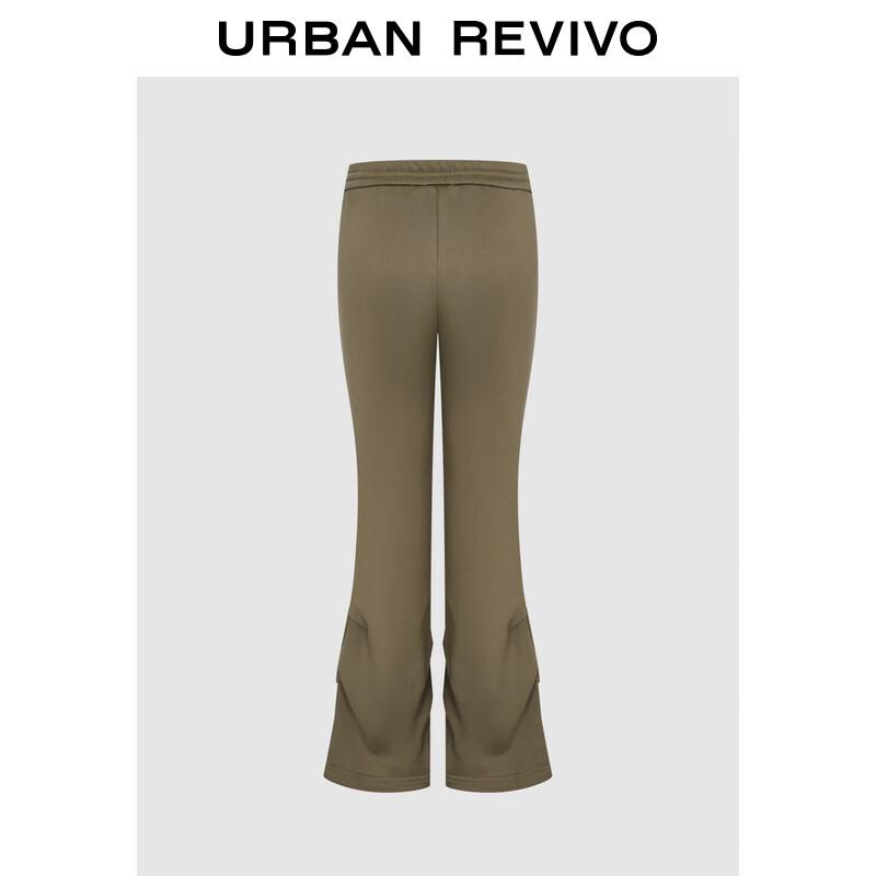 UR Women's Retro Drawstring Flared Trousers