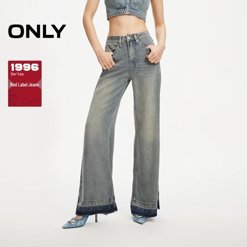 

ONLY Women s Lyocell Retro Wide-Leg Jeans S