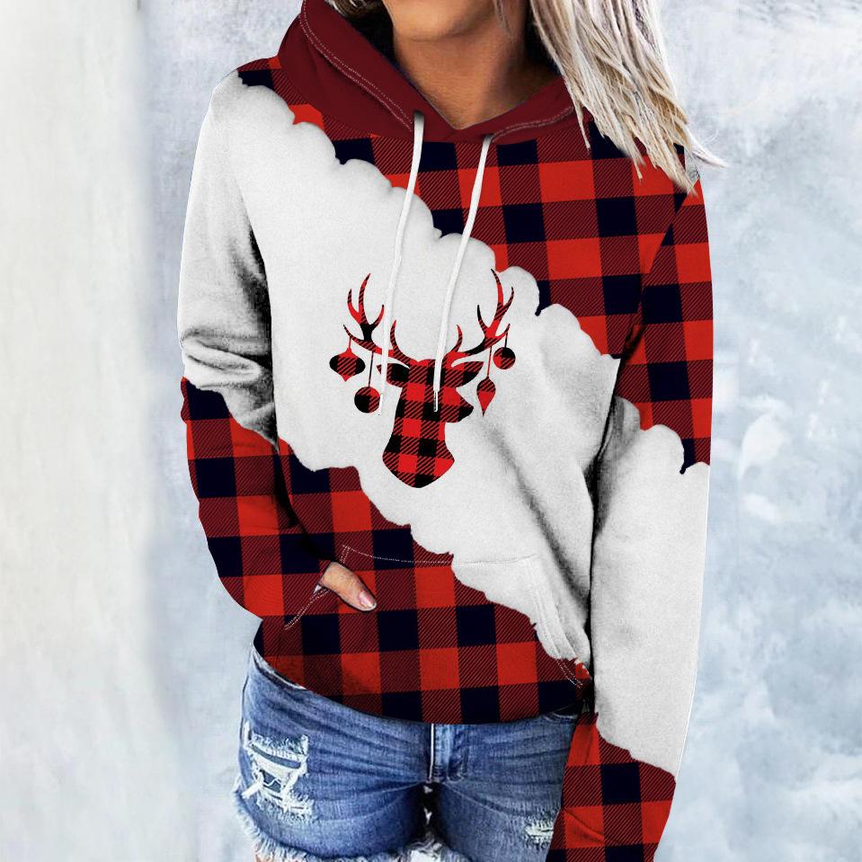 Autumn and Winter Women's 3D Printed Hooded Comfortable, Loose, Casual and Breathable Trend Hoodies & Sweatshirts (women’s)