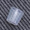 Paint Plastic Medicine Pills Resin Graduated Cups Measuring Tool Scale Cups Container