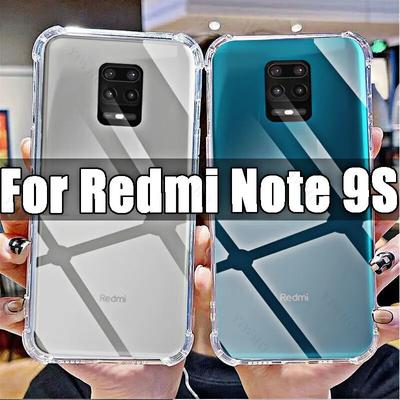 For Xiaomi Redmi Note 9S Soft Silicone Shockproof Clear Case TPU HD Transparent Covers Shell for Redmi Note 9 S 6.67" M2003J6A1G