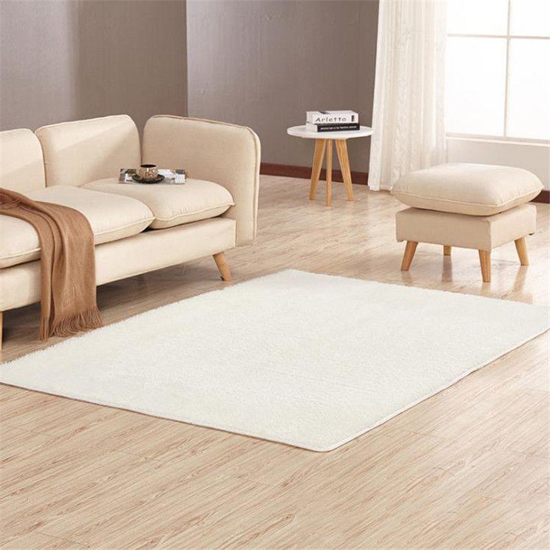 Luxuriously Fluffy Rugs With Antiskid Design For Cozy Living Room Elegance