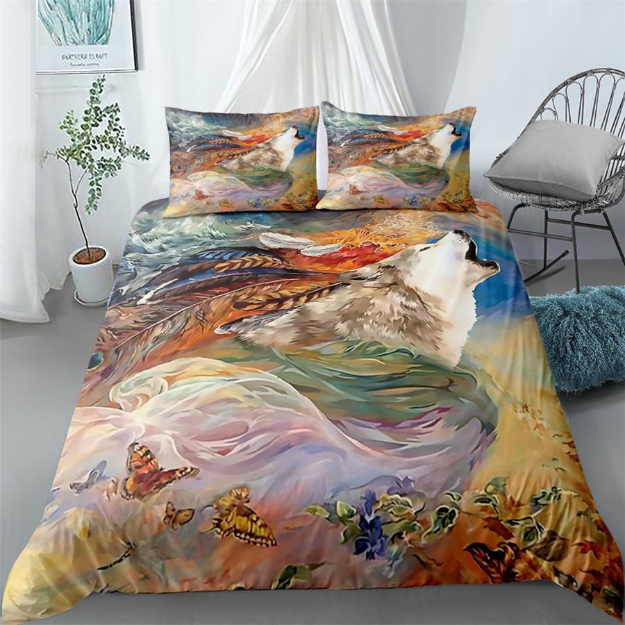 Handdraw Turtles Duvet Cover Set King Queen Double Full Twin Single Size Bed Linen Set