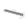 4pcs Kitchen Spice Storage Rack Spice Holder Plastic Food Clip Space-Saving Organizer Kitchen  Seasoning Bottle Storage Rack