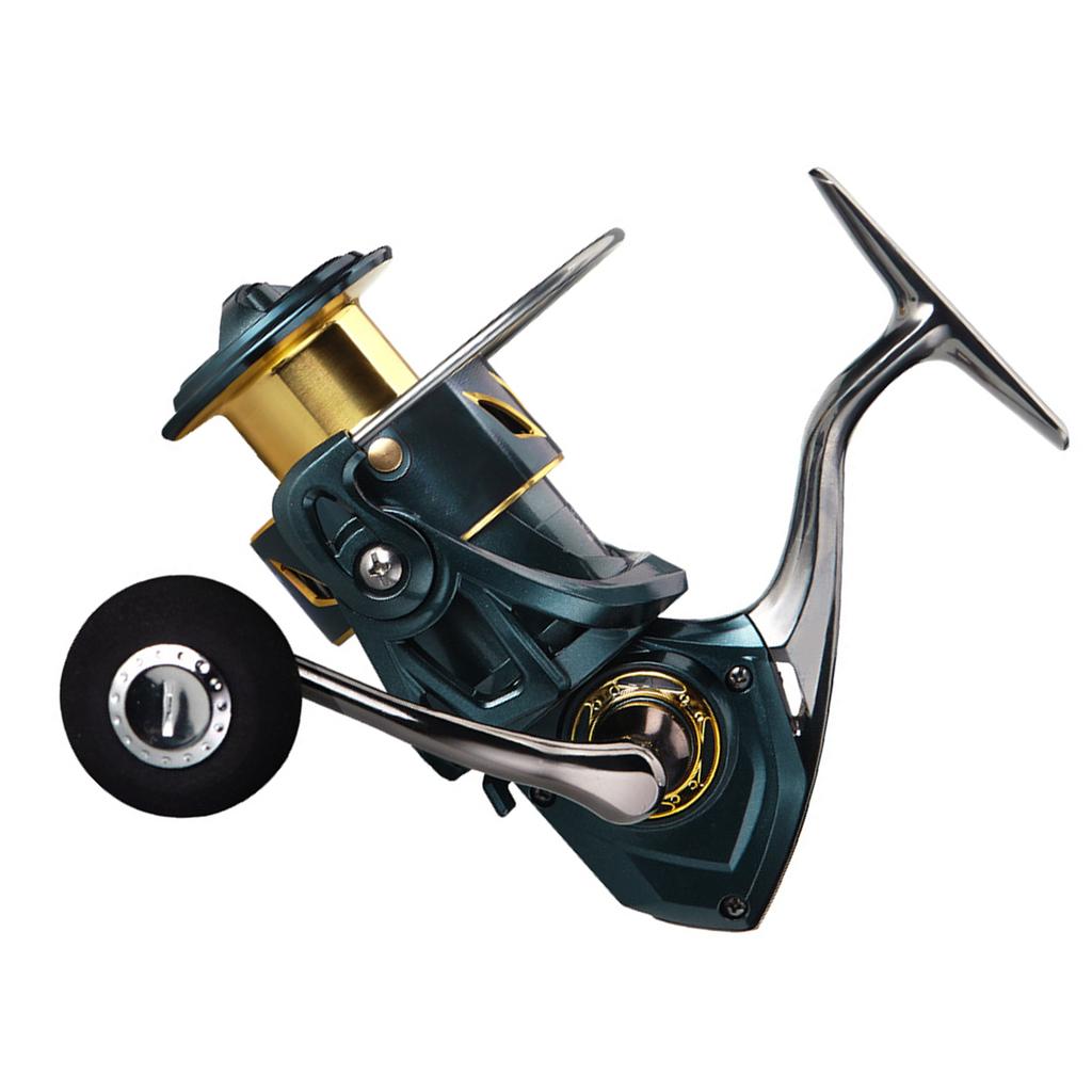 5.2:1 Spinning Reel CNC Metal Arm 3+1 BB Fishing Reel for Freshwater Saltwater Fishing SA2000