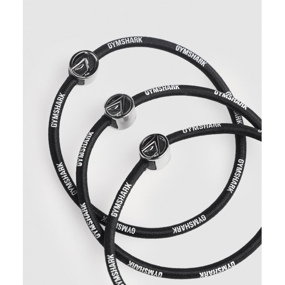 

GYMSHARK Повязка для волос Sharkhead, 3 шт., черная I2A1L BBBB