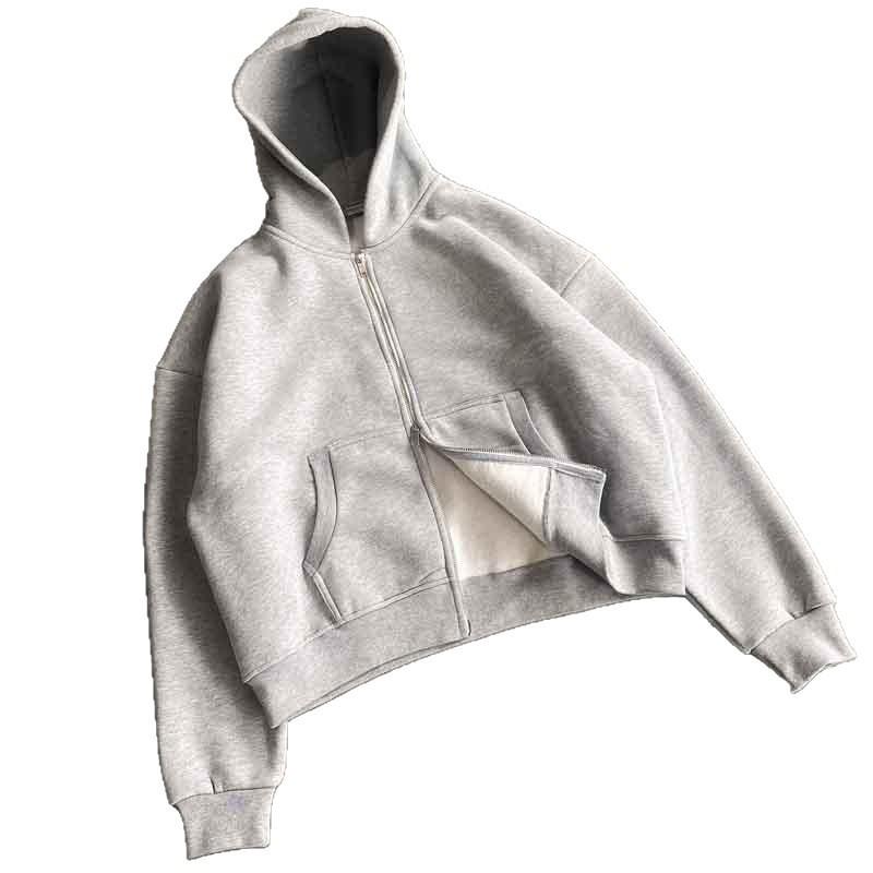 Womens Gothic Streetwear Hooded Zip-Up Sweatshirt Pants Set Casual Long Sleeve Solid Color Oversized Fit