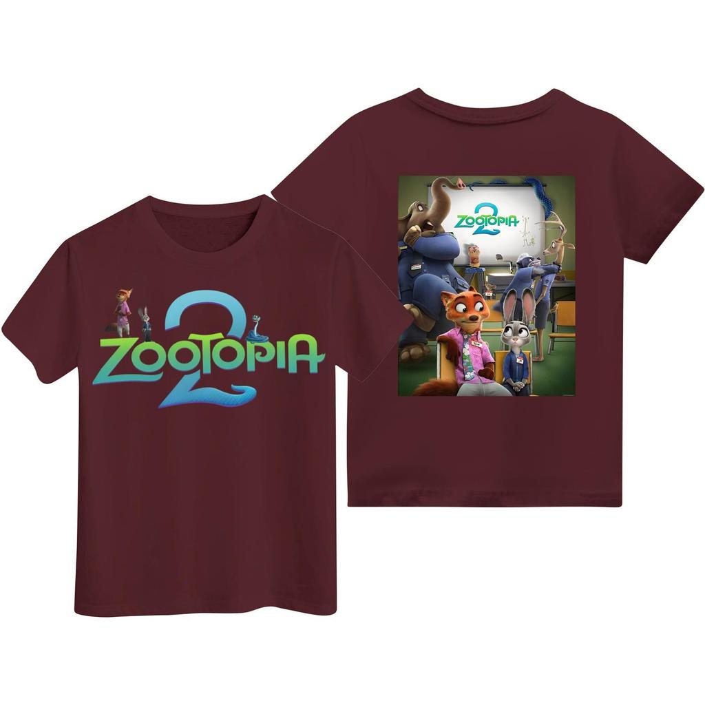 Children's Casual Fashion Cartoon Print Short-sleeved T-shirt Top