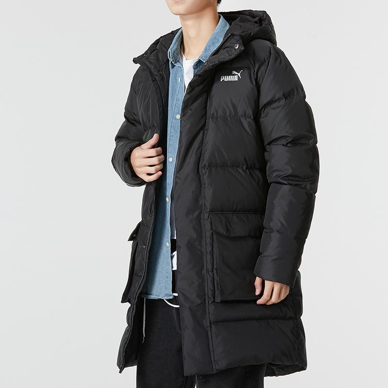 Puma Lang Dunjakke med Hette Herre Overbekledning Svart 674641-01