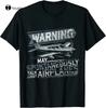 Warning May Spontaneously Talk About Airplanes Tshirt Black S3xl