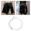 Multilayer Waist Belt Modern Baroque Pearls for Street Dance Music Festival Jeans Dress Belt Body Jewelry Versatile