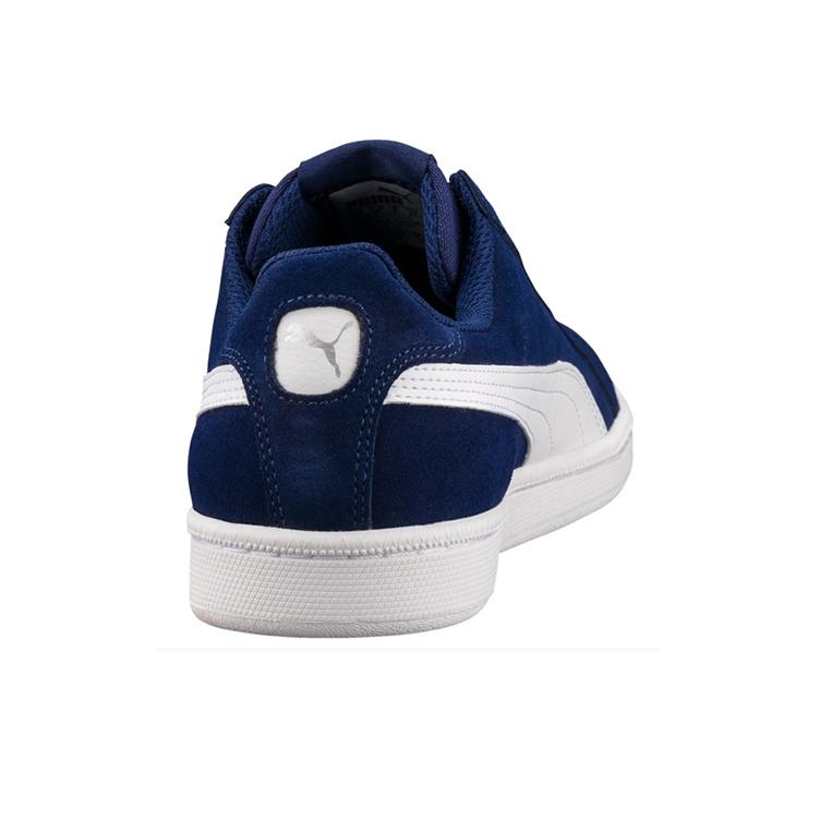 Puma Smash Serie Wildleder Low-Top Sneaker Unisex Sneaker Dunkelblau 361730-20