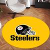 Pittsburgh Steelers (1) Okrągły dywan biurowy Dekoracyjny dywan podłogowy do biura, sypialni, salonu i przestrzeni domowej