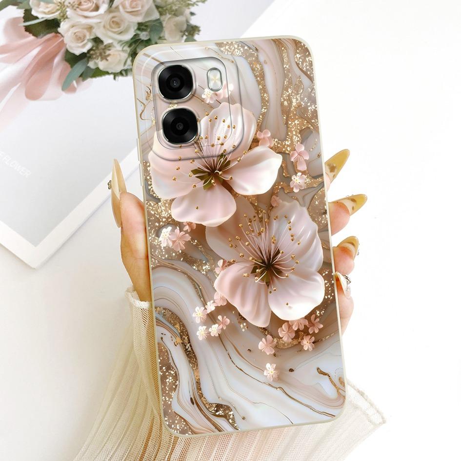 For OPPO A6x Case CPH2783 Fashion Sunset Painted Soft Liquid Silicone Phone Cover For OPPO A6t Pro OPPOA6t 4G CPH2853 Back Cases