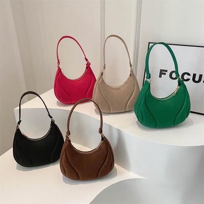 Bolsa Popular Simples de Bolinho para Mulheres Nova Bolsa de Ombro Estilo Coreano para Pendulares Moda Nicho Temperamento Bolsa de Axila