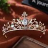 Luxury Baroque Pageant Crown Rhinestone Queen Princess Tiara Beautiful Bridal Crown  Birthday