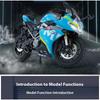 1/12 CFMOTO 250SR Motorradmodell, Simulierte Legierung Druckguss Kinderspielzeug, Motorradgeschenke für Jungen, Auto-Dekoration