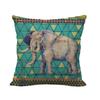 Nordic Vintage Animal Patterns Digital Printing Short Plush Pillow Covers For Car Sofa Office Cushion Cover Home Goods