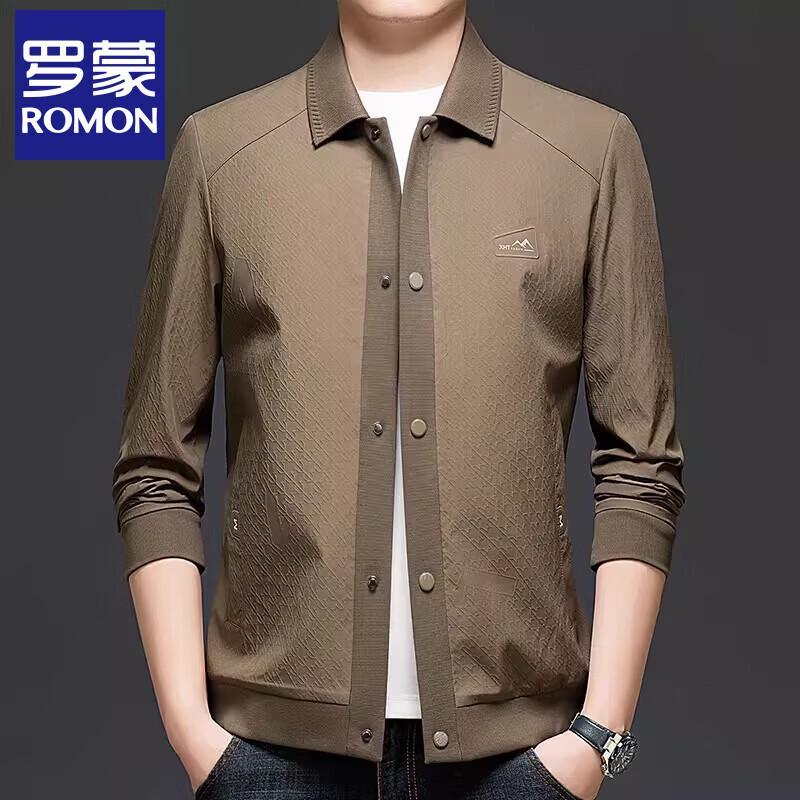 Romon Men s Spring/Autumn Casual Apparel M