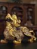 1 Pair High Quality Copper Animal Pixiu Inviting Wealth Opening Gifts Living Room Home Office Decor
