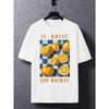 Il Dolce Farniente Lemon Trend Ropa De Verano Camiseta Estampada Camiseta Casual De Hip Hop