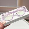 Retro round frame reading glasses middle-aged and elderly high definition comfortable reading glasses ultra-light live broadcast anti-blue reading gla