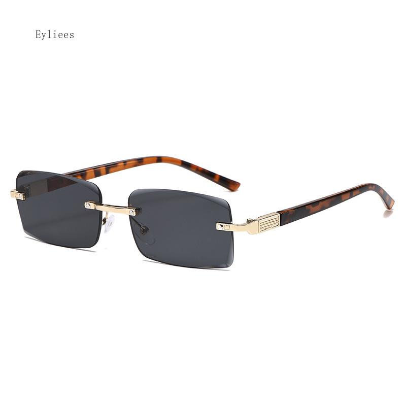 

Fashion Rim-Free Sunglasses Men Women Populare Framesless Sun Spectacles Male Female Classic Small Square Summer Traveling Shades