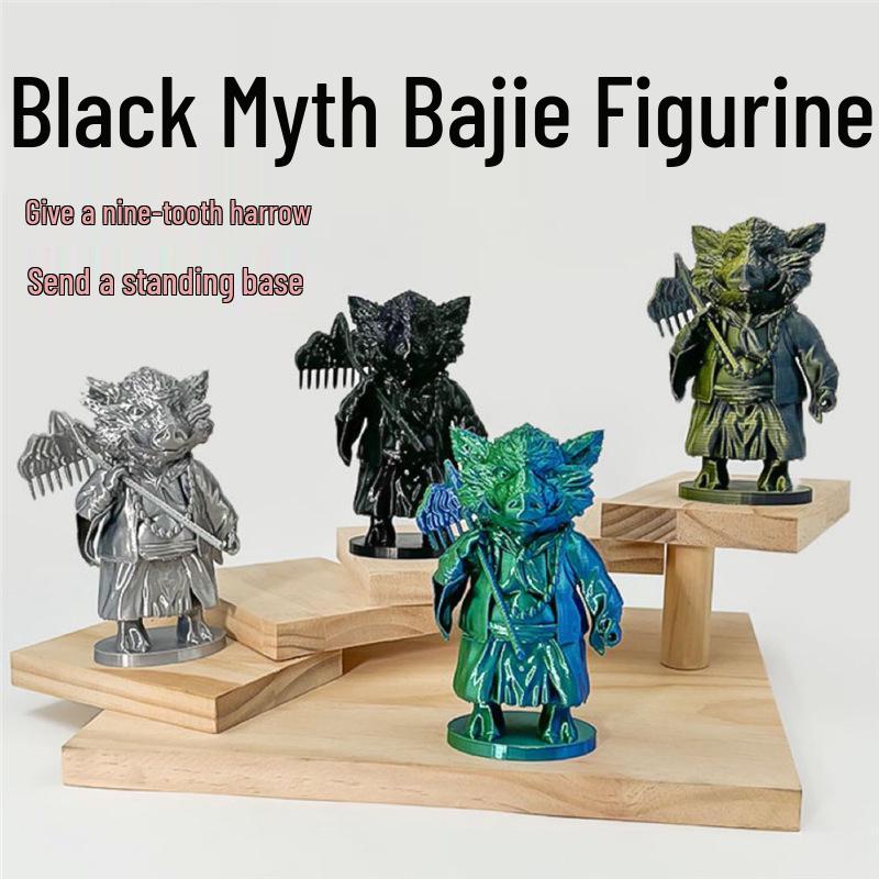 

Black Myth Wukong Zhu Bajie Figurine: 3D Printed Ruyi Jingu Bang Office Ornament and Fish Tank Decor Standard