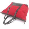 Very Good GHURKA Tote Bag Logo Embossed Large Size Red Canvas Mens Used